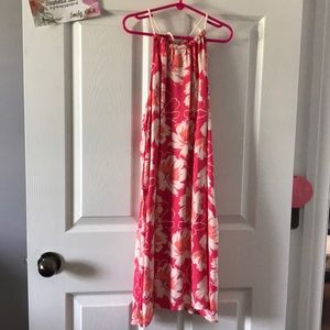 Pink flower dress